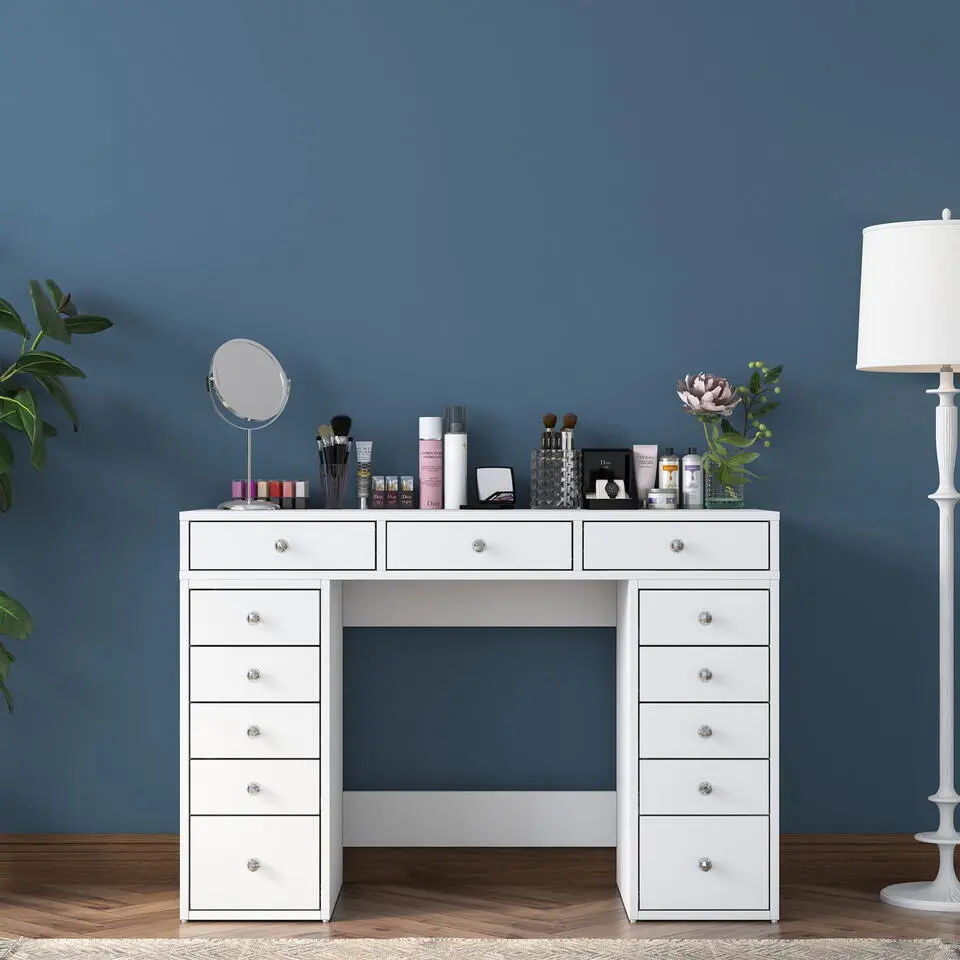 Kaptafel Wit Hout - 120x44,5x81,6cm - Beyas