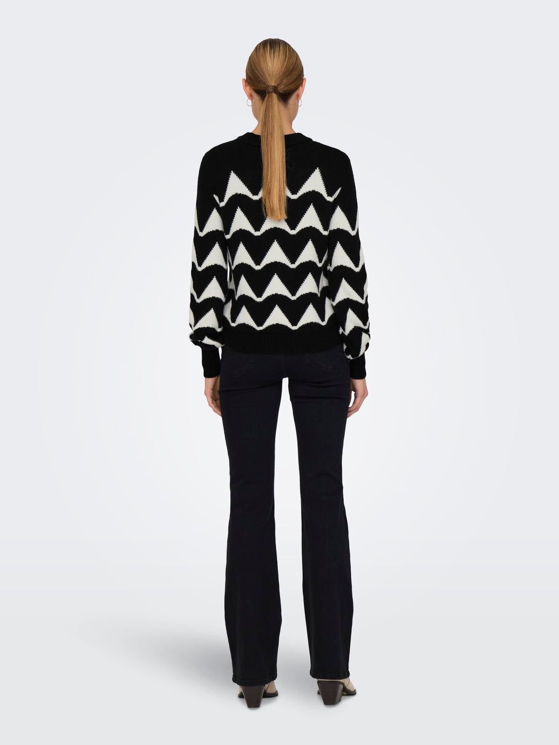 JDYTINA Strickpullover Black