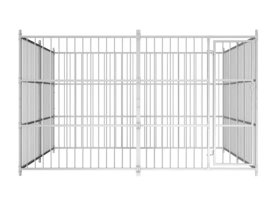 Chenil extérieur cage enclos 300 x 300 x 185 cm 02_0000347