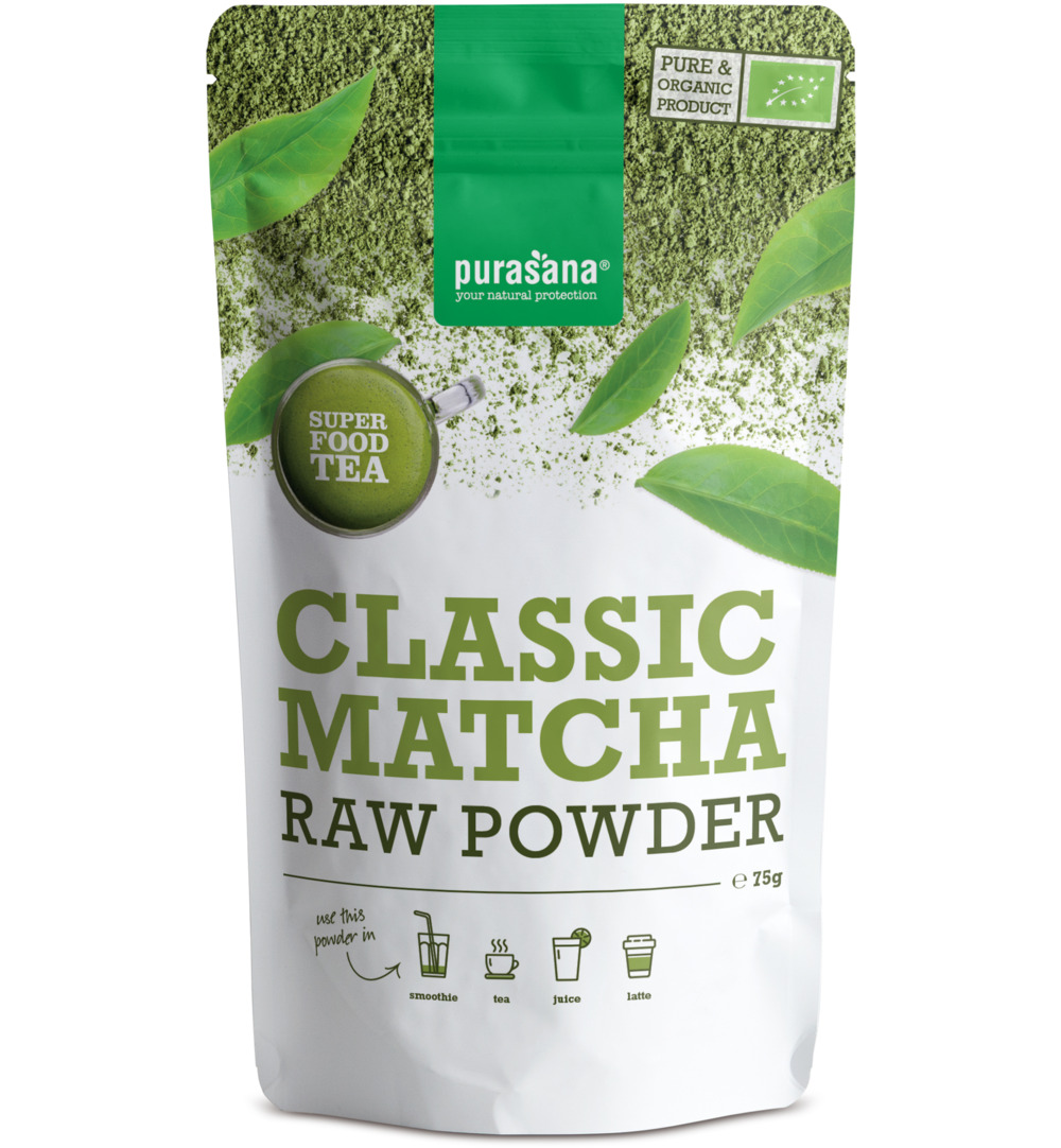 Purasana Matcha Classic Poeder – Vegan Bio (75 gr)
