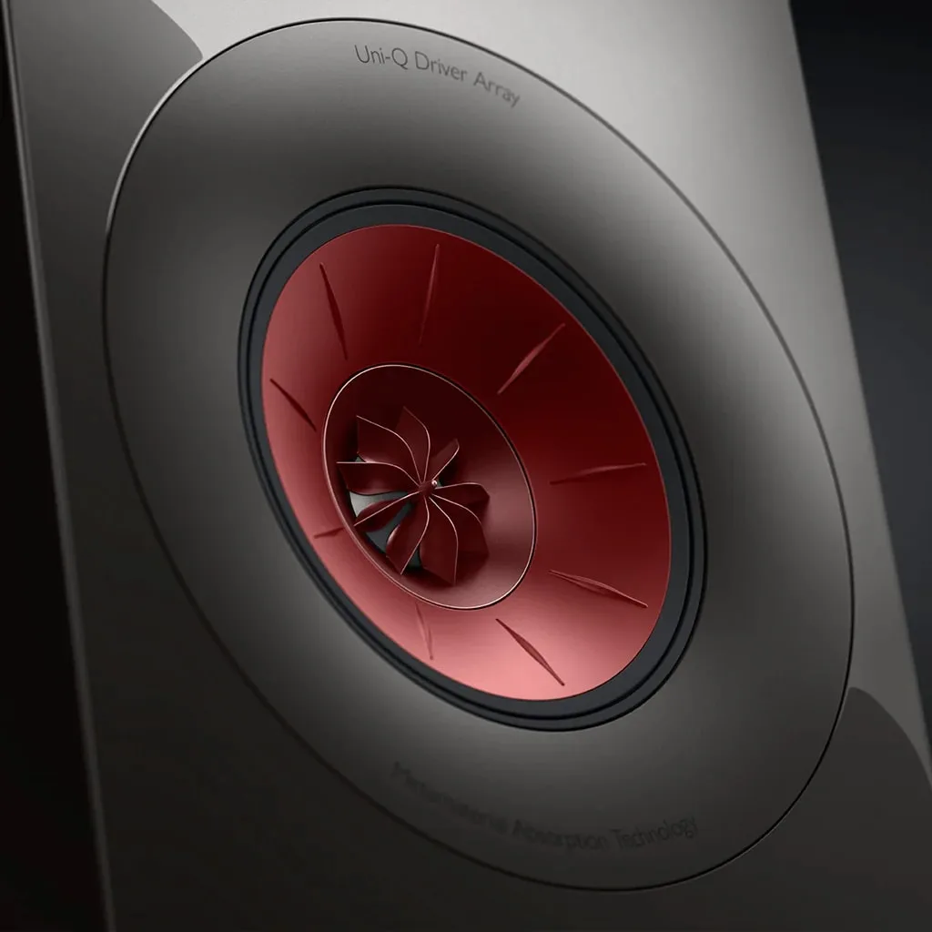 KEF R7 Meta Gris Titane (la paire) Enceintes colonne