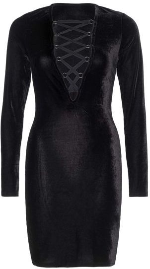 Velvet Long Sleeved Dress