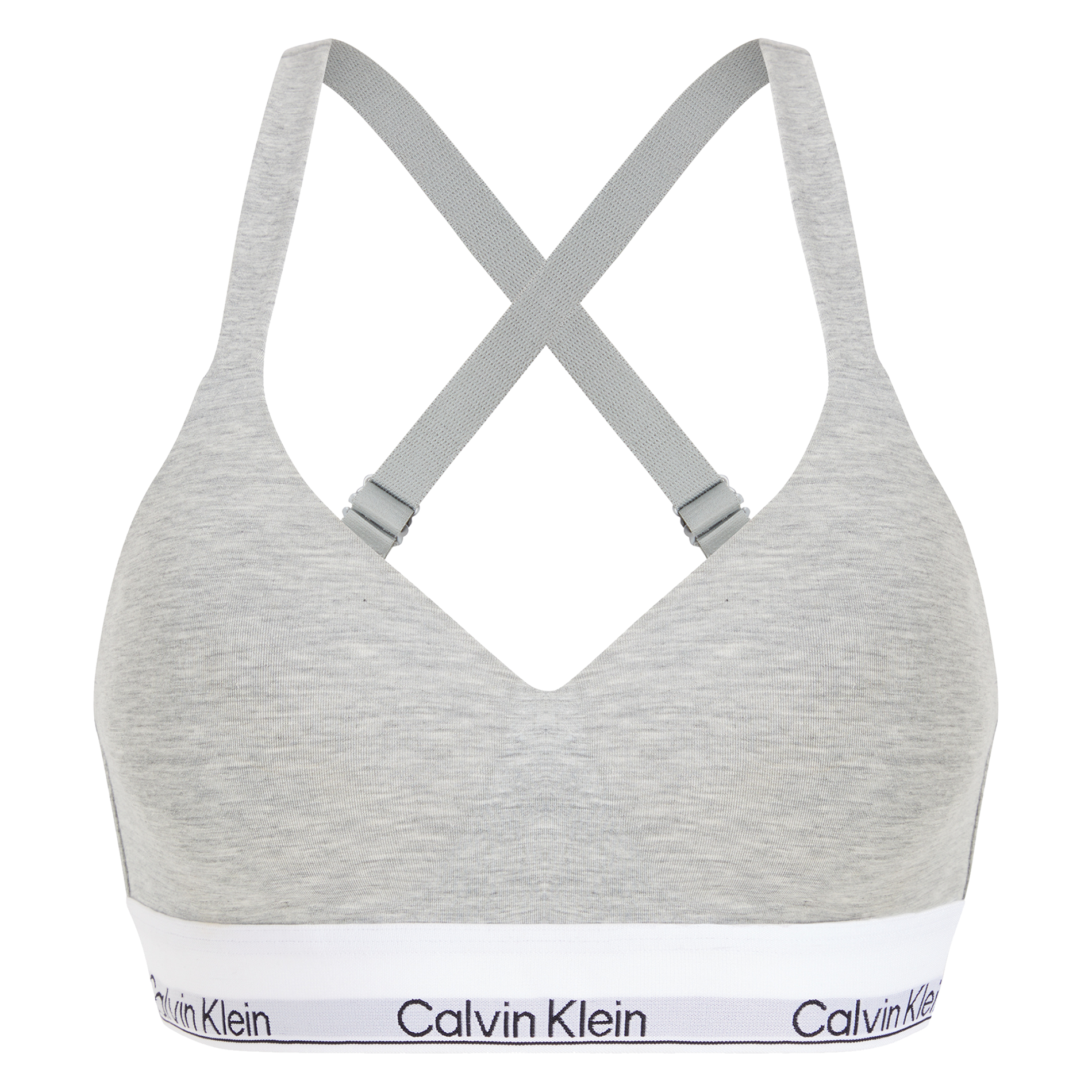 Brassière liftante en coton mélangé | Gris
