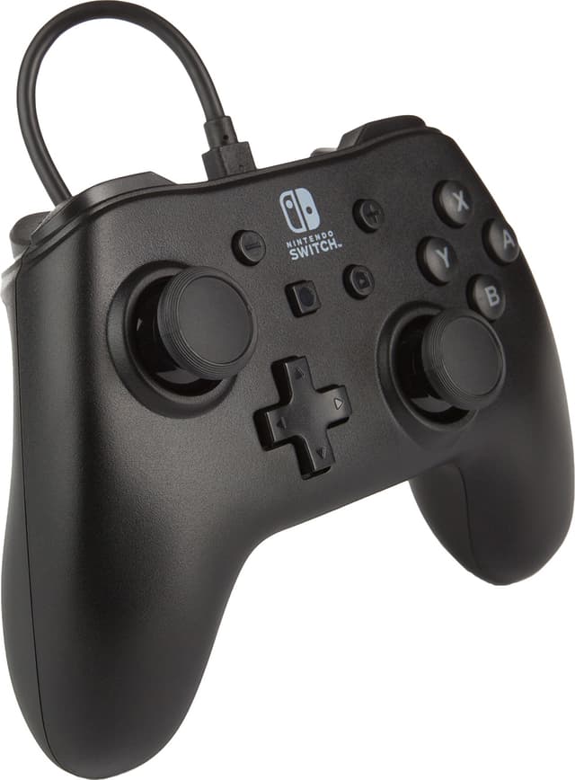 PowerA Nintendo Switch USB-kablet gamepad (sort)