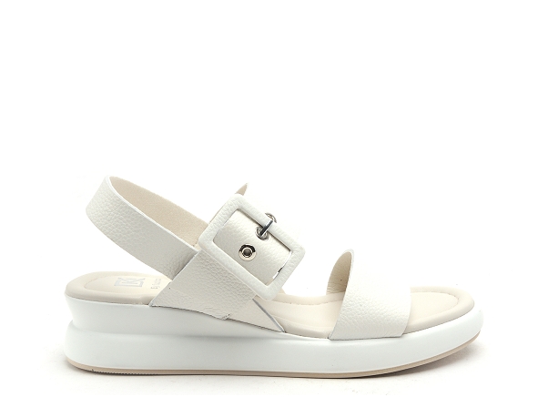 Dorking nu pieds plats femme slam d9088 blanc