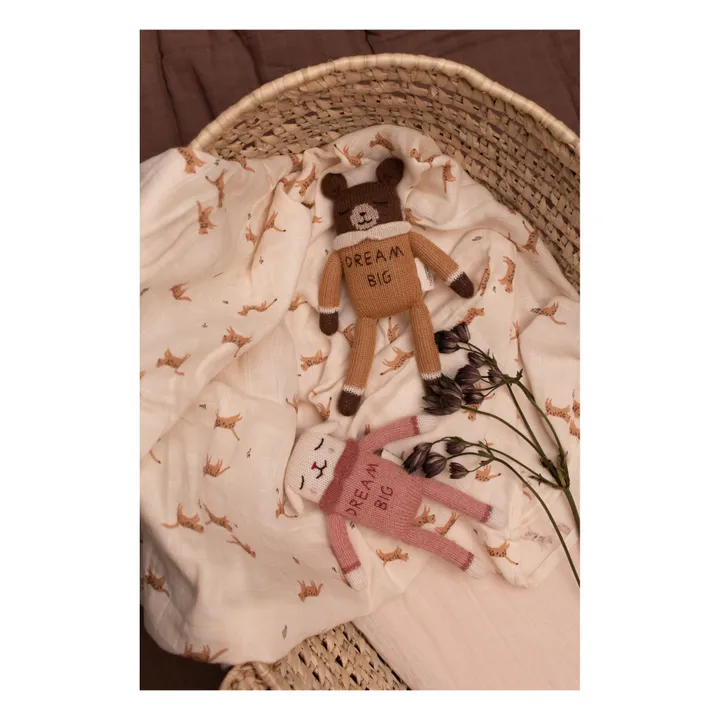 Main Sauvage Doudou ours Dream Big Main Sauvage X Smallable | Ocre