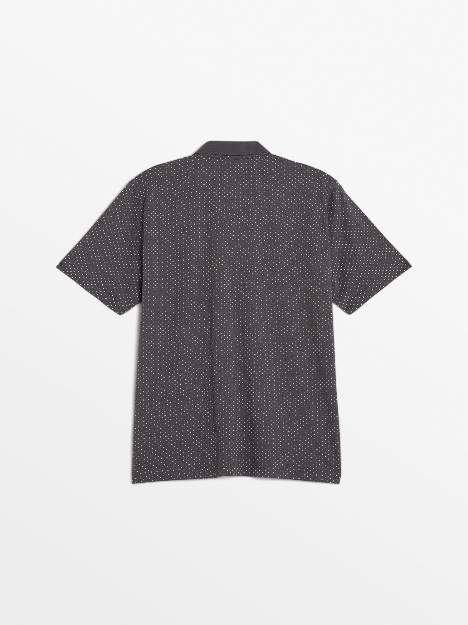 Polo Homme Jersey de Coton Gris