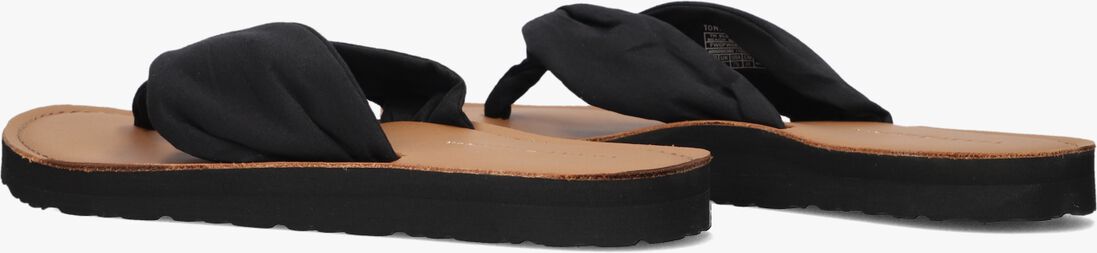 TOMMY HILFIGER zwarte tommy hilfiger teenslippers th elevated beach