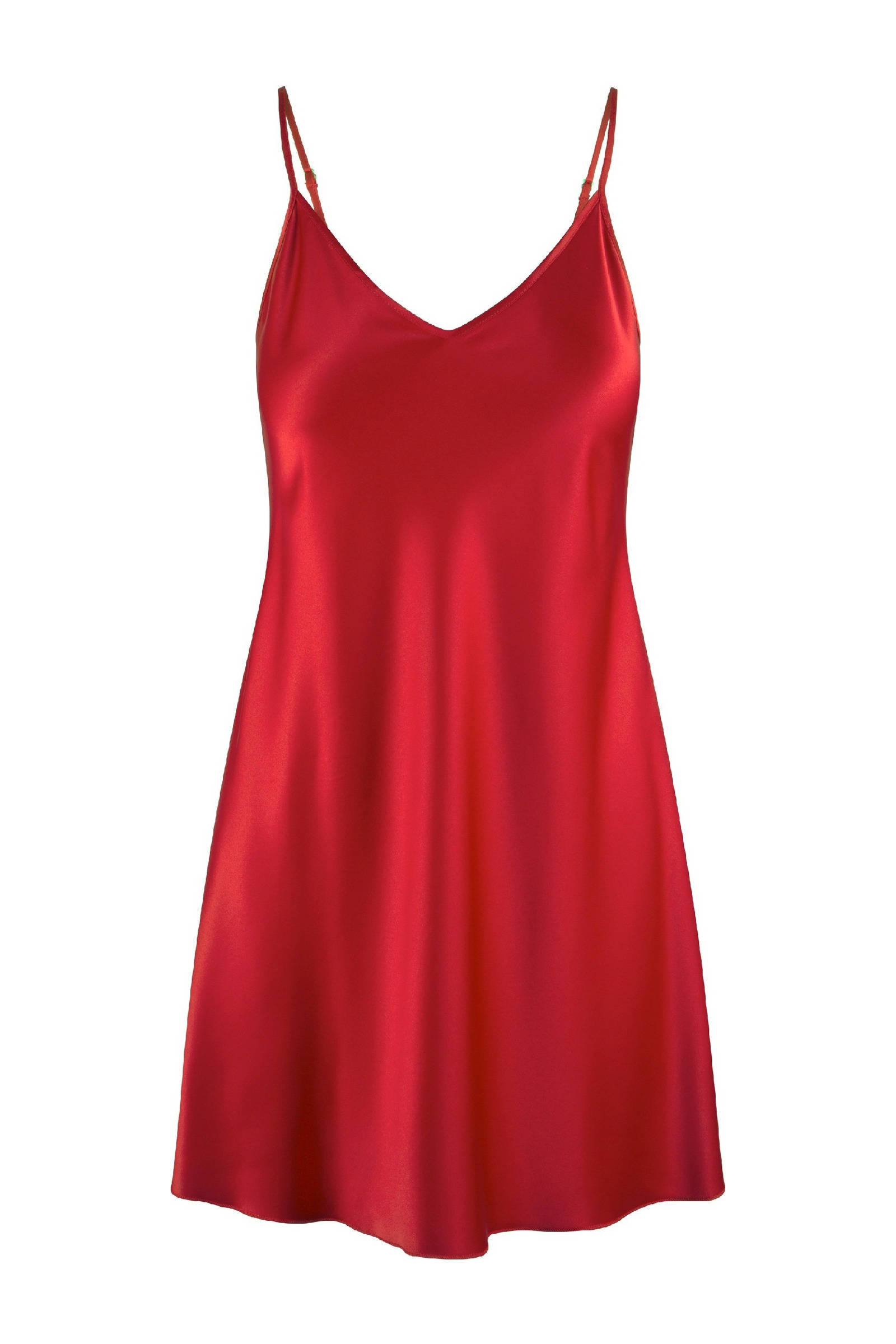 LingaDore satijnen slipdress Daily rood