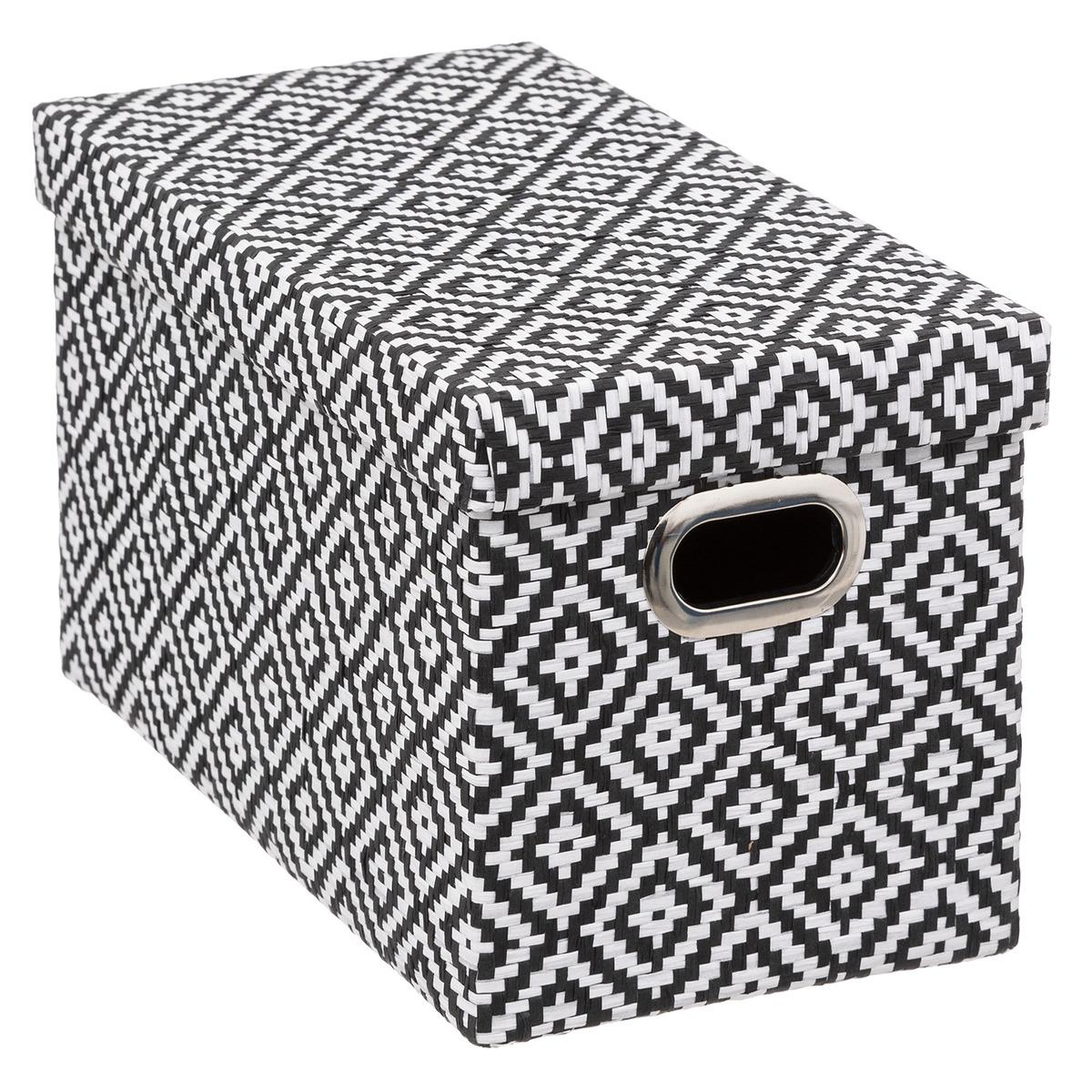 BOITE RANGEMENT 15X31CM AVEC COUVERCLE