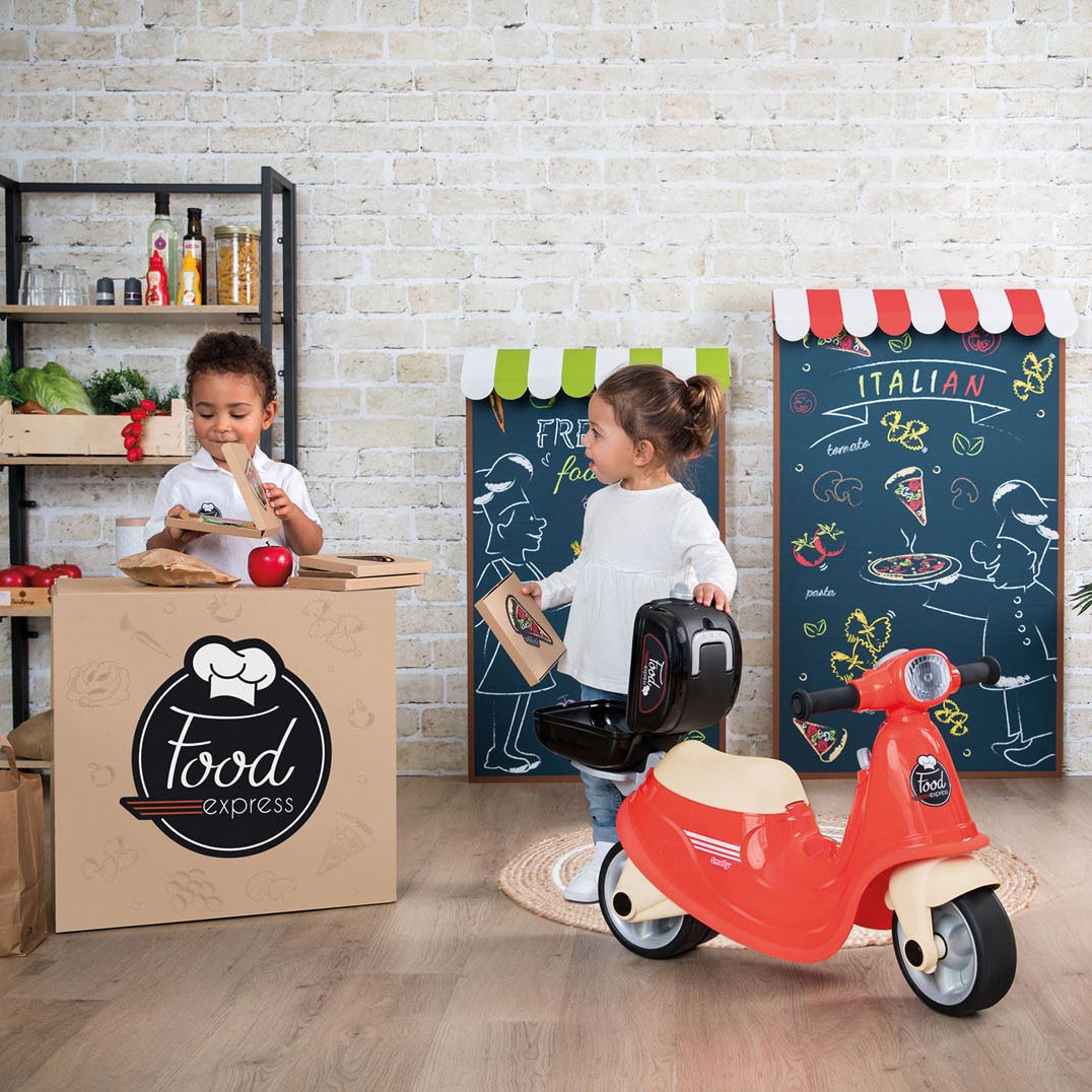 Smoby Scooter Ride On Food Express