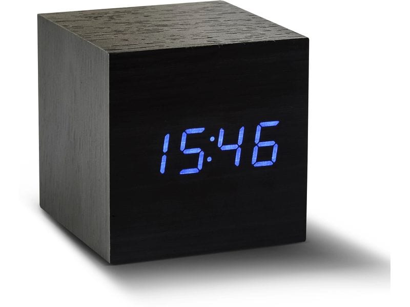 Gingko Digitalwecker Cube Click Clock – Wecker Designwecker mit LED Display