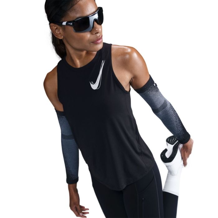 Nike Dame Singletter One Swoosh HBR Tank Top Sort