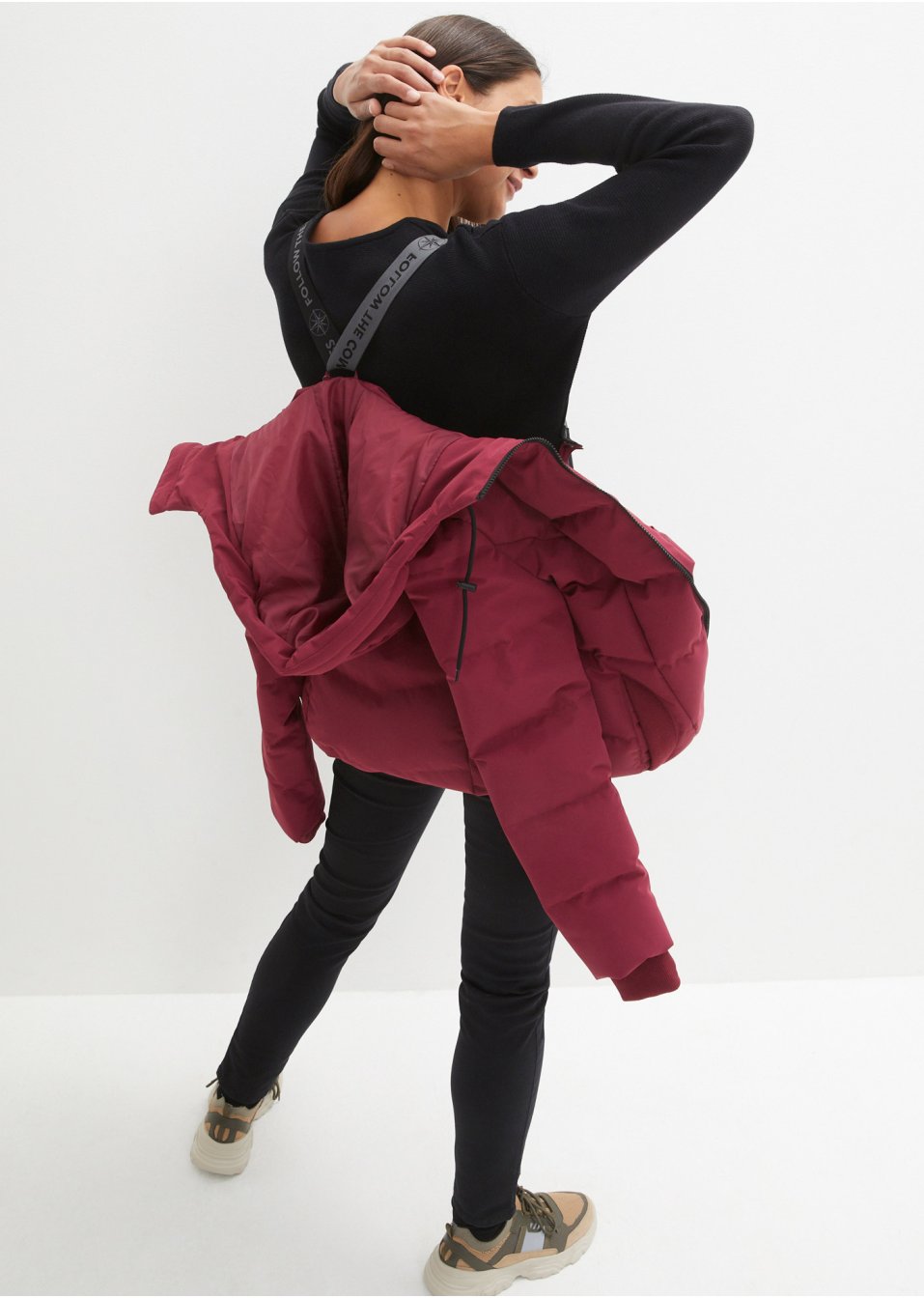 Veste outdoor avec duvet recyclé