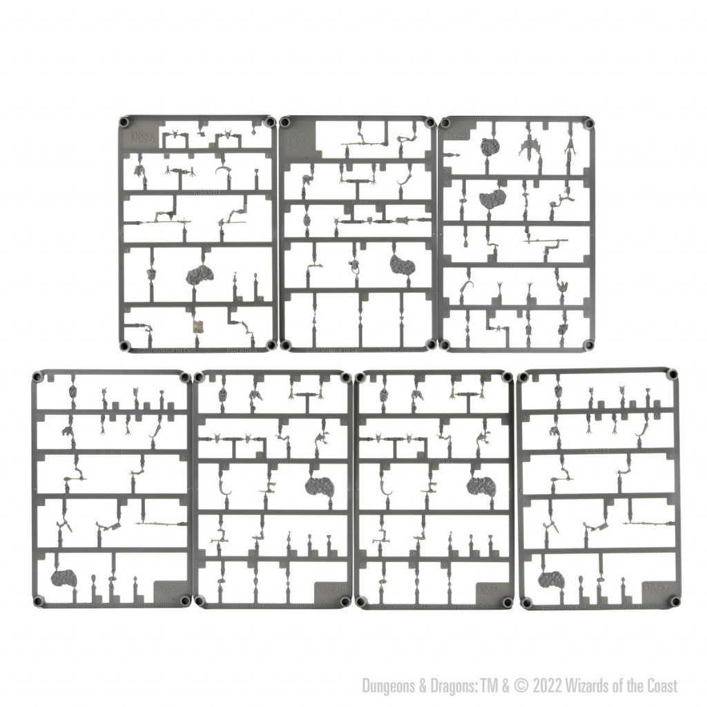 D&D Frameworks Unpainted Miniatures - Kobold Multi Pack
