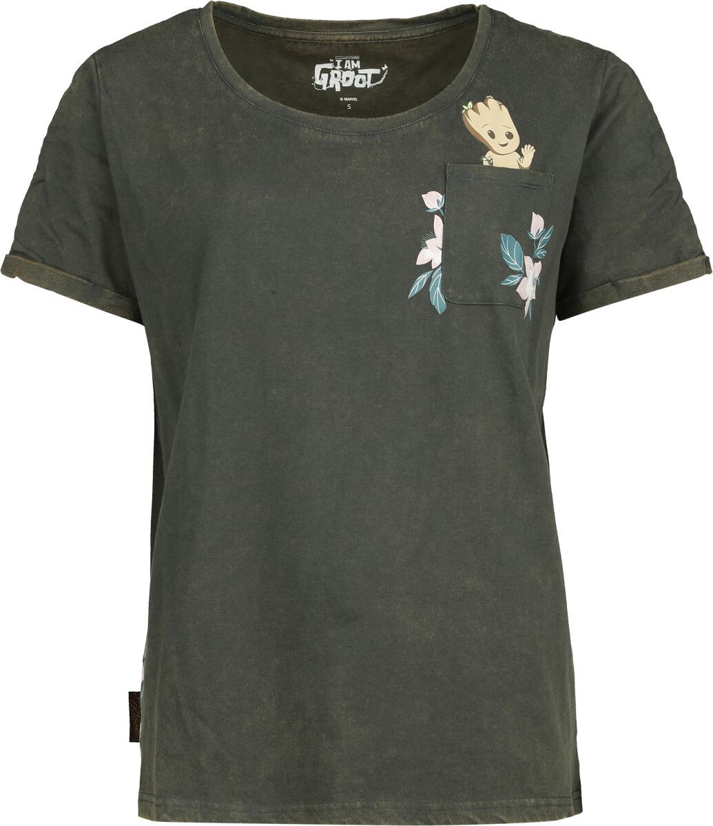 Groot - Floral | Les Gardiens De La Galaxie T-Shirt Manches courtes