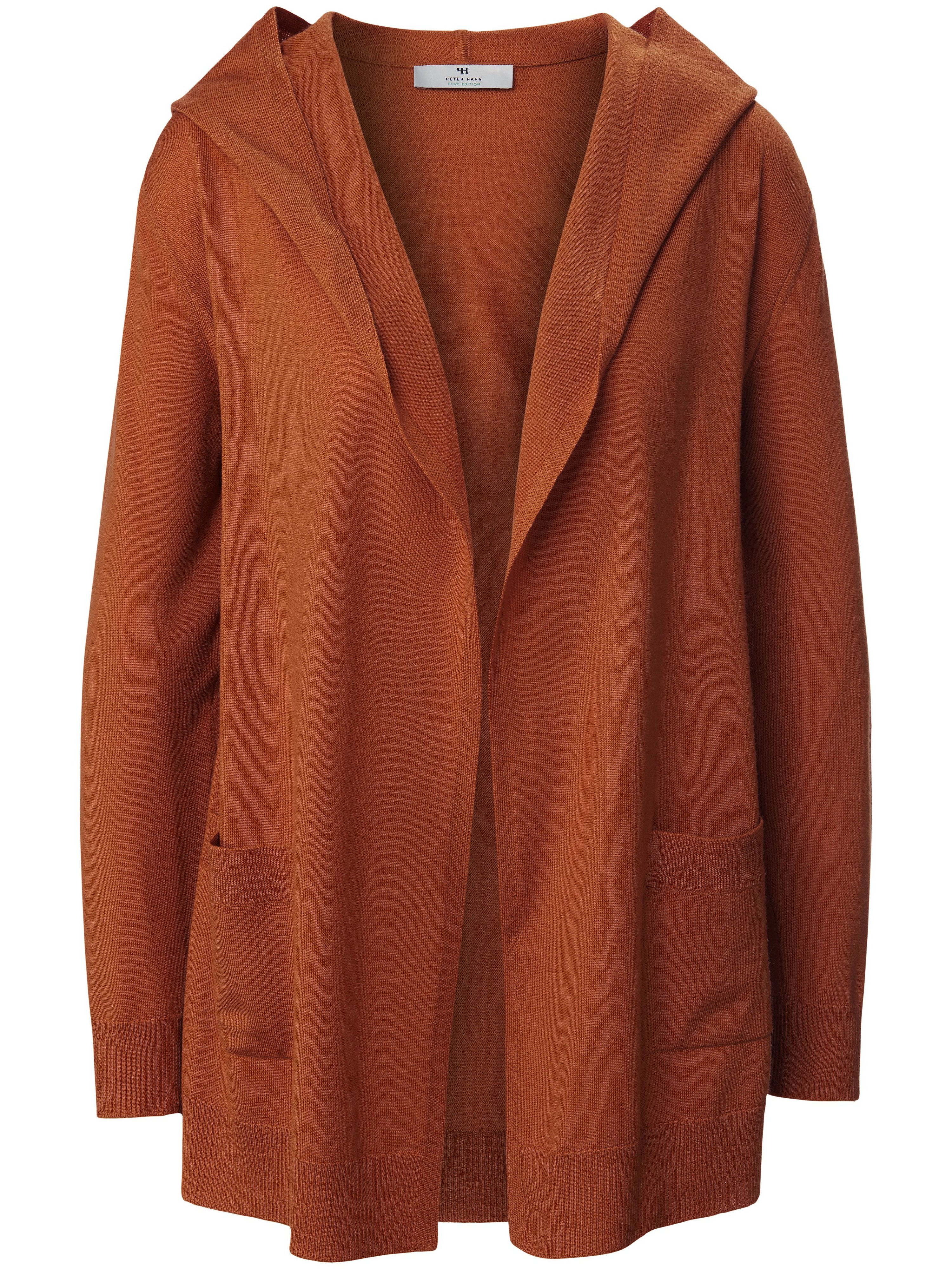 Strickjacke mit Kapuze