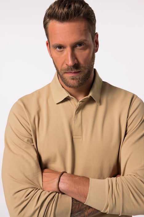 JP 1880 Poloshirt FLEXNAMIC®, Langarm, Piqué, bis 8 XL