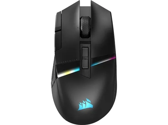 Corsair Darkstar trådløs gamingmus - trådløs MMO/MOBA-gamingmus med 15 programmerbare knapper og 2000 Hz hyperpolling