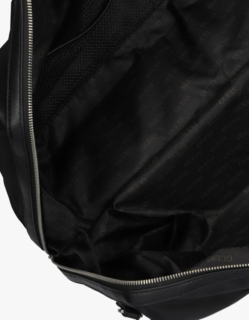 GUESS zwarte guess weekendtas certosa nylon weekender large