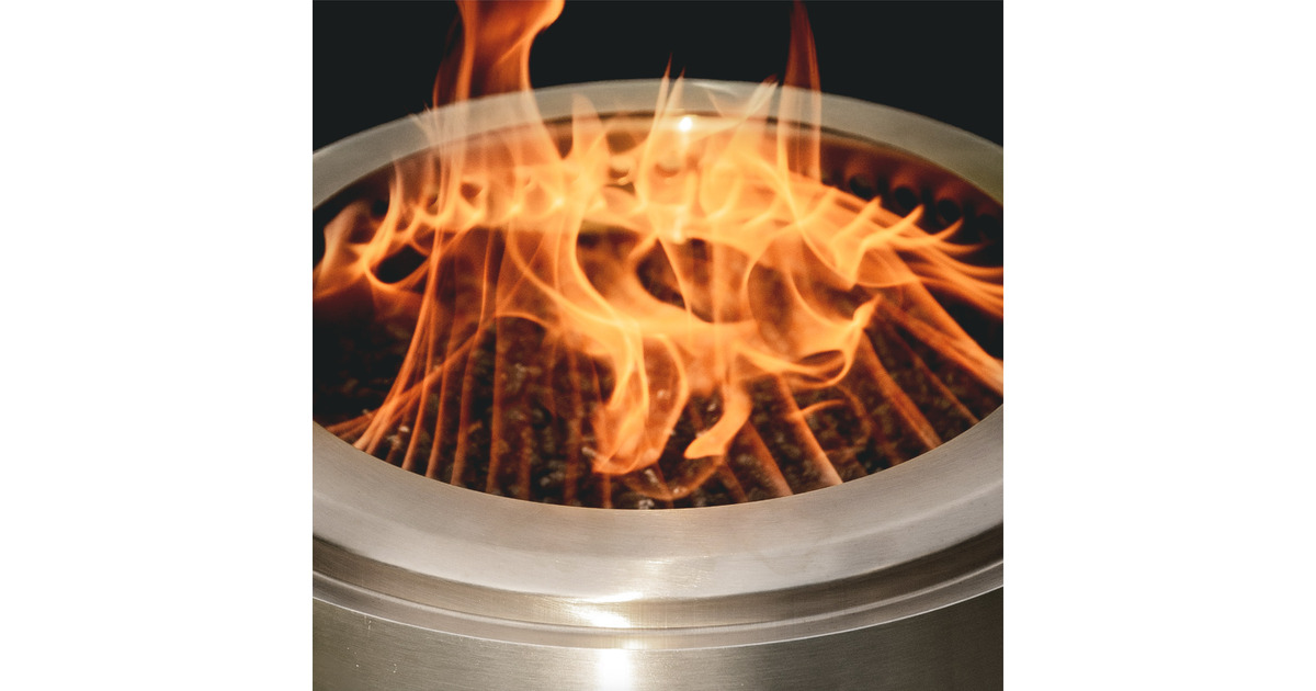 HerQsSmokeless FirePit Mighty vuurkorf  (Roestvrij staal, voor 2-4 personen)