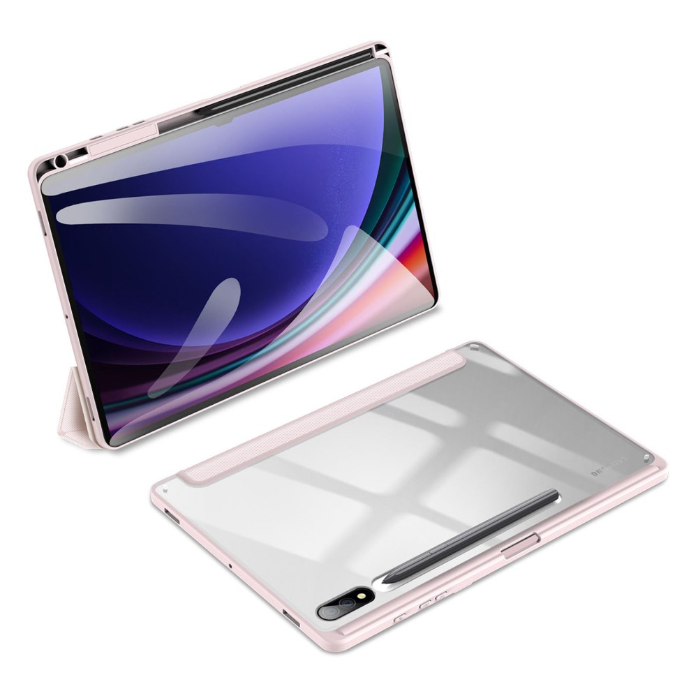Samsung Galaxy Tab S10  Plus Leder Tasche Smart Cover Schutzhülle - Rosa