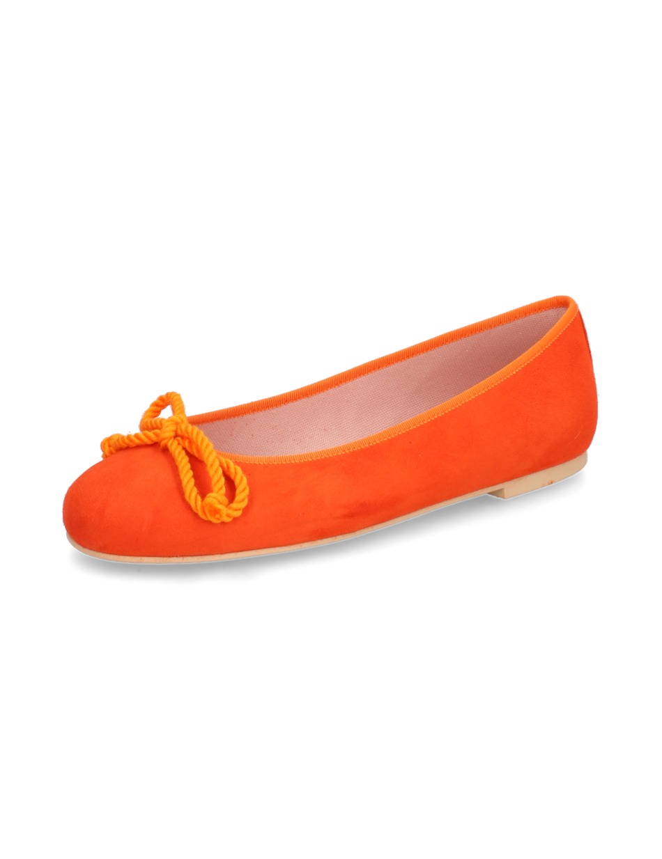 Veloursleder Ballerina