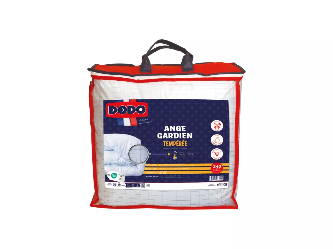 Couette DODO protection totale anti acariens - 220 x 240 cm - Fibre Volupt’air® ANGE GARDIEN