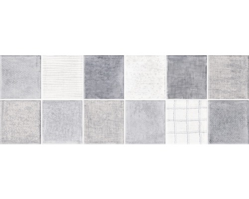 Steengoed decoratieve tegel Palermo grijs 25 x 70 cm