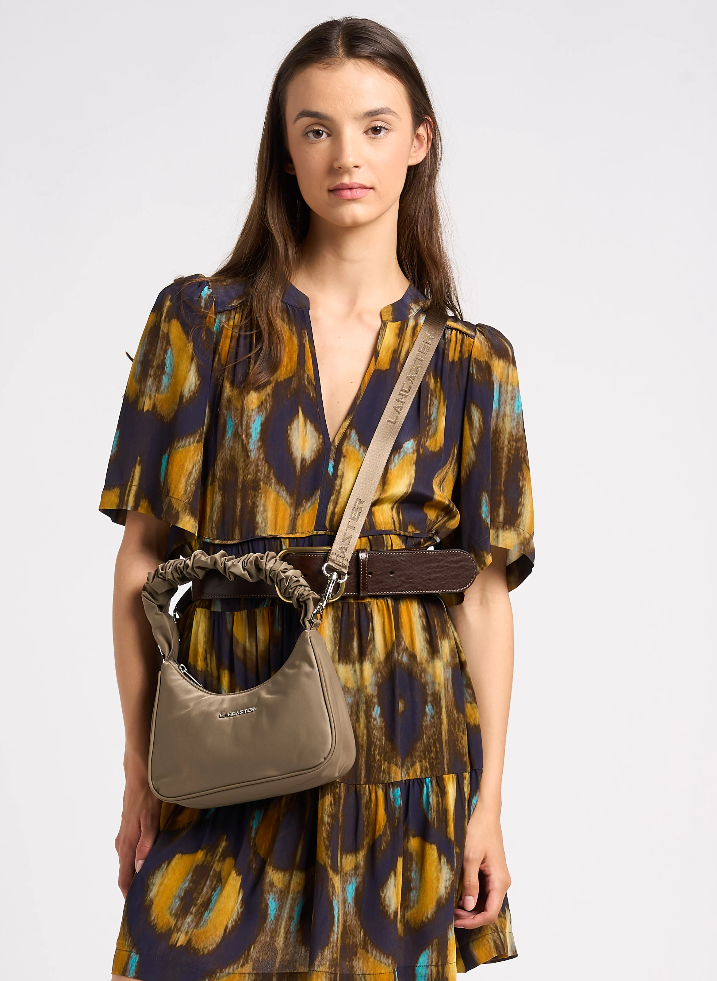 CHOUCHOU - Sac baguette porté épaule| Beige