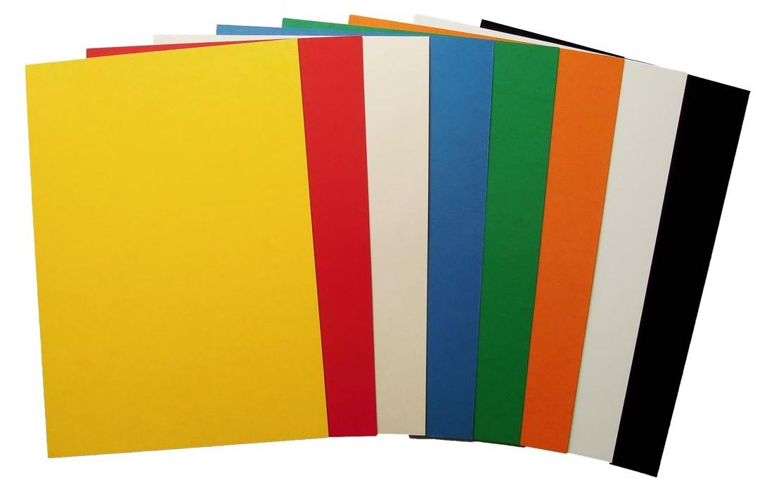 Einbanddeckel 385 g/m², 100 Stück, WeissPresspankarton für Bindegeräte