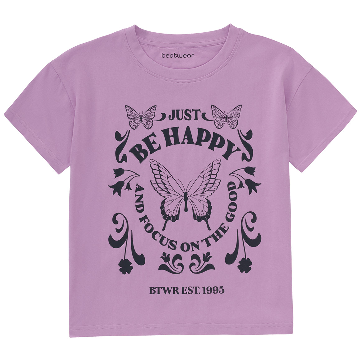 Beatwear Mädchen T-Shirt mit Print helllila