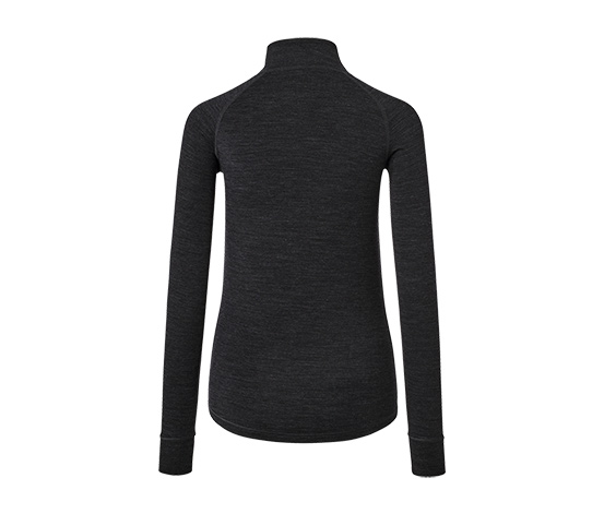 Funktionsshirt mit RWS-Wolle, anthrazit