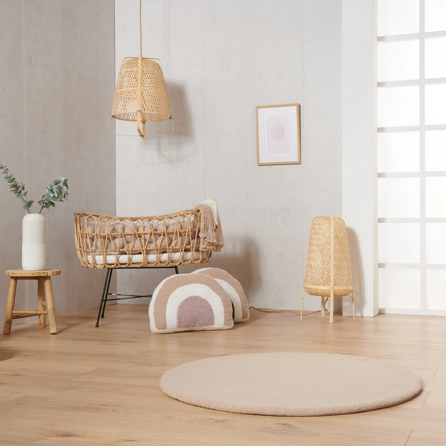 Nordic Coast Company Teddy Krabbeldecke Beige
