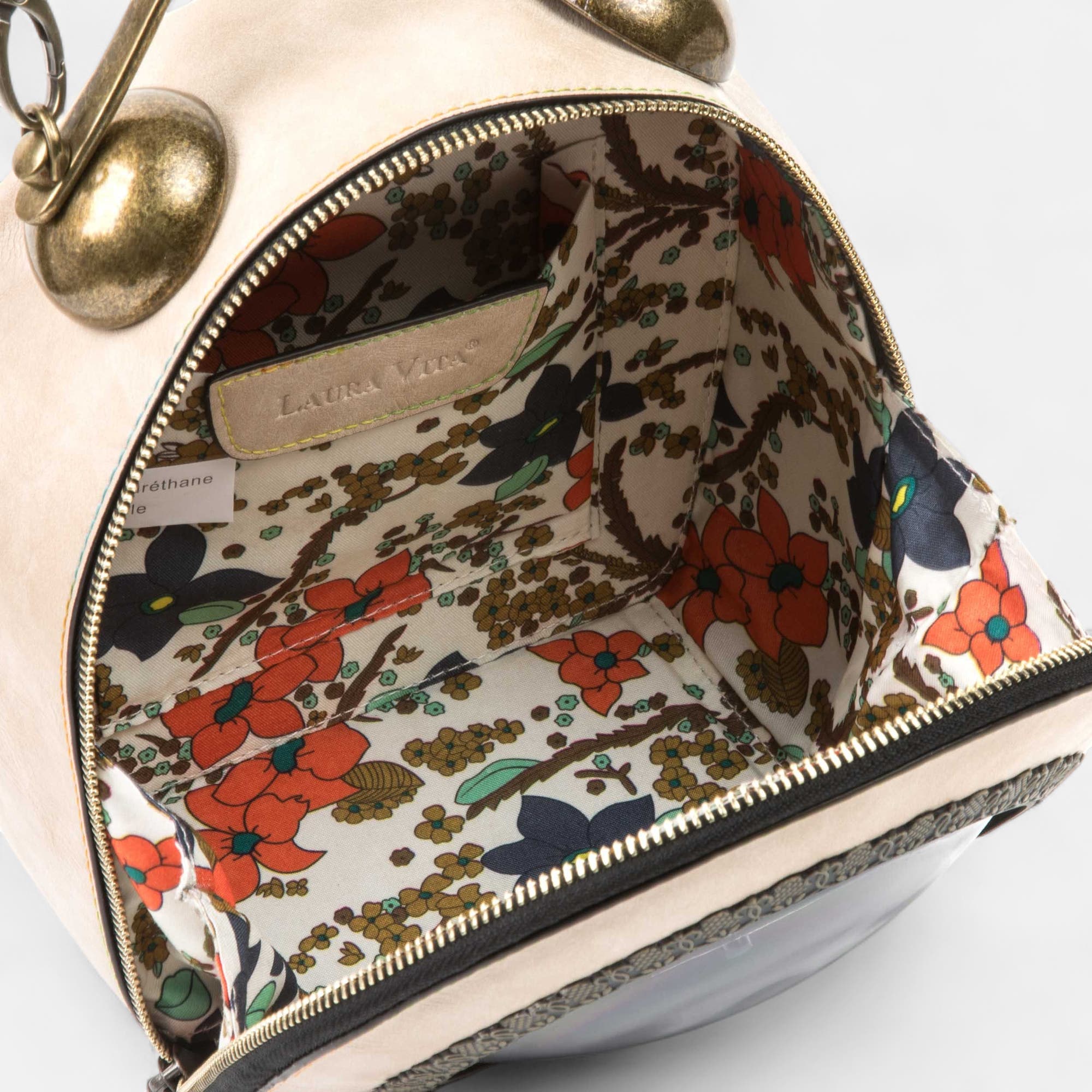 Sac bandoulière beige