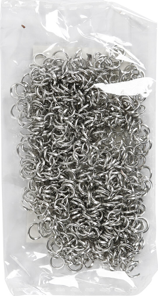 O-Ring - Str. 4,4 MM - Tykkelse 0,7 MM - Forsølvet - 500 Stk