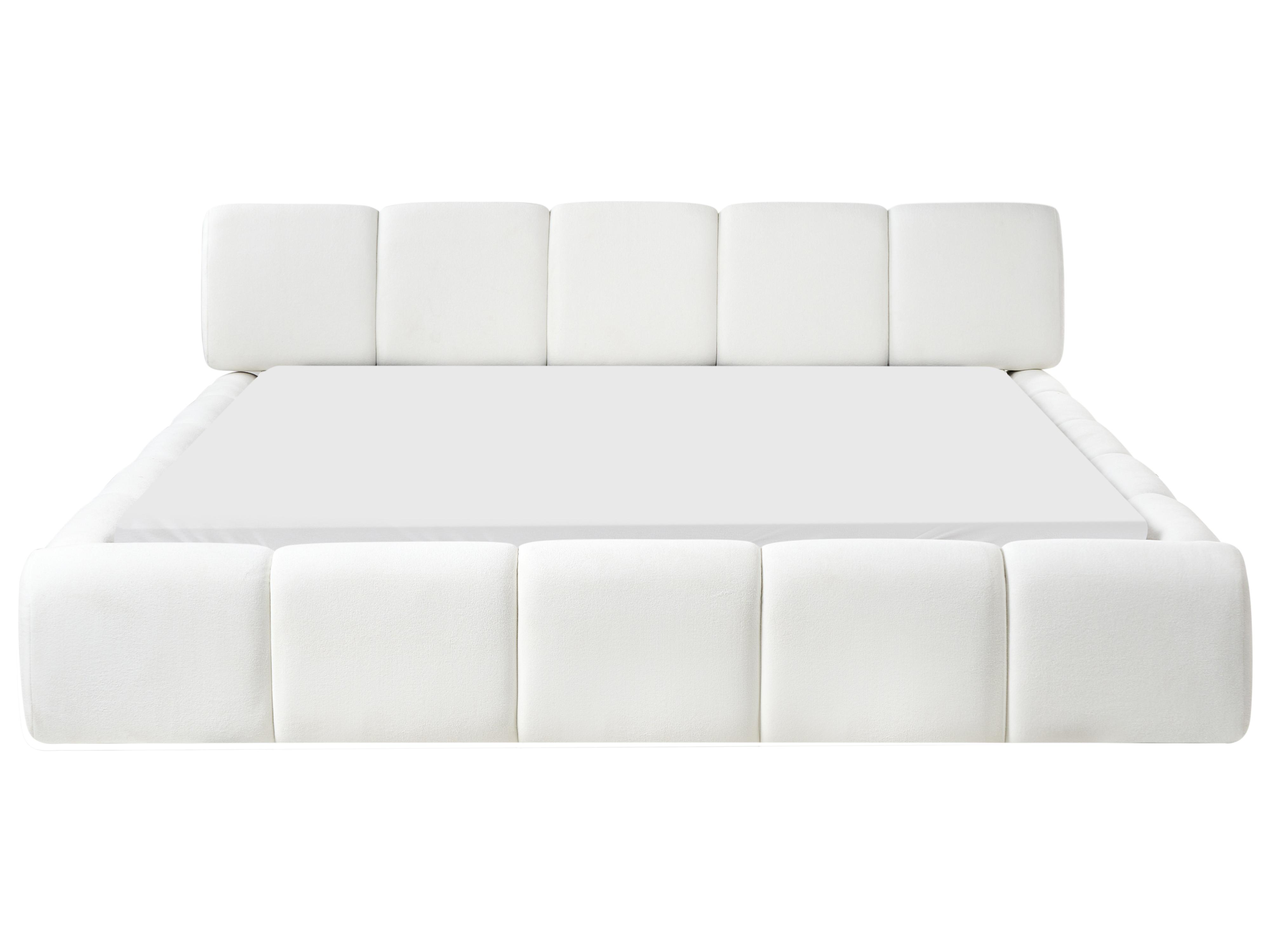 Bed Stof ORVILLE 180 x 200 cm Gebroken wit