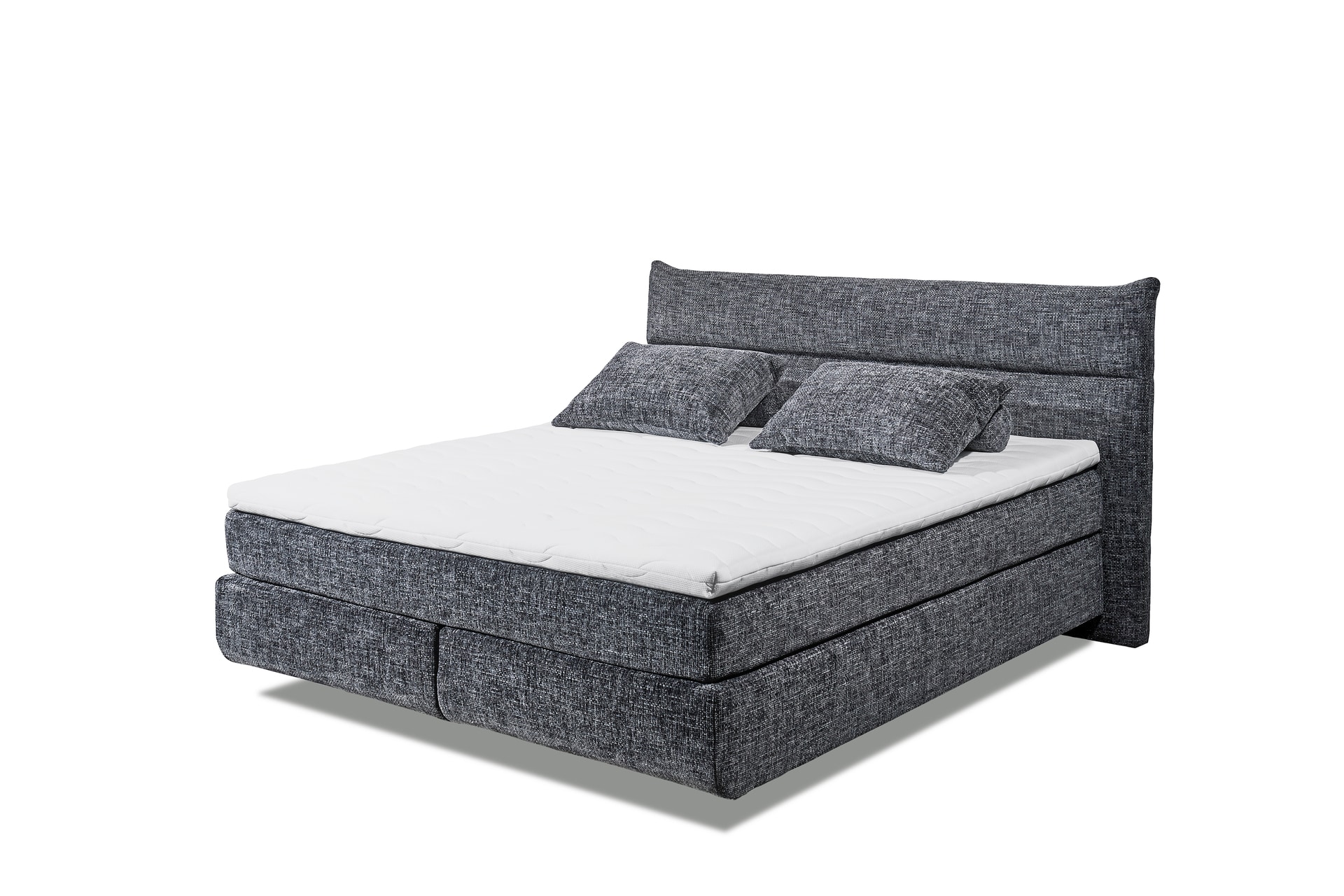 Boxspringbett ZANDVOORT 180 x 200 cm anthrazit