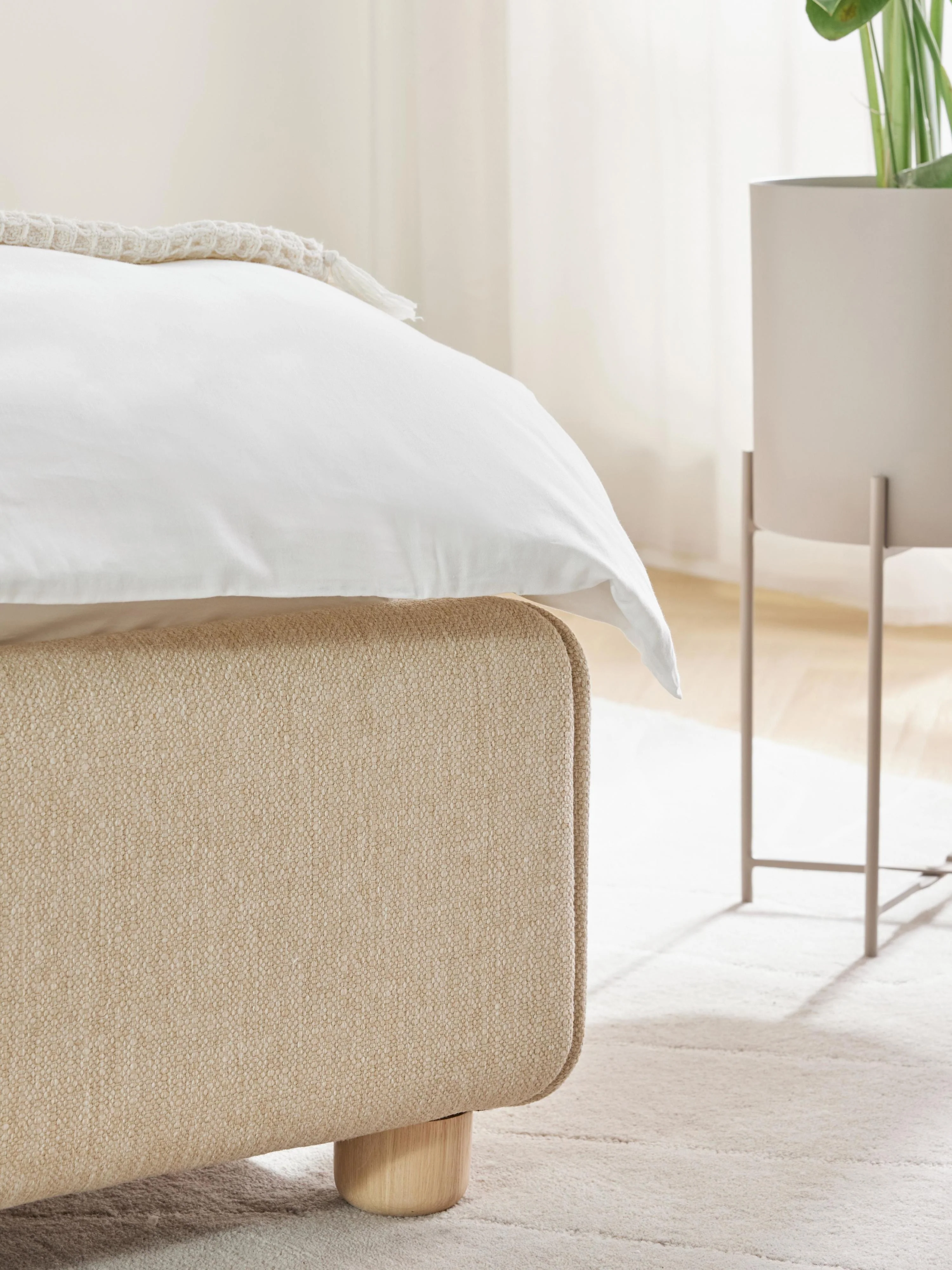 Gestoffeerd bed Ebba