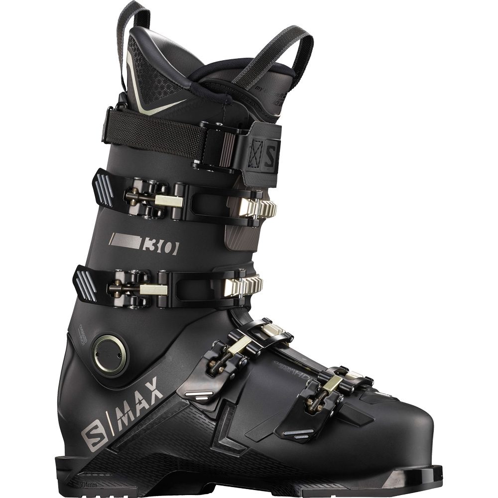 Salomon S/Max 130 Alpin Skischuhe Herren black belluga pale kaki