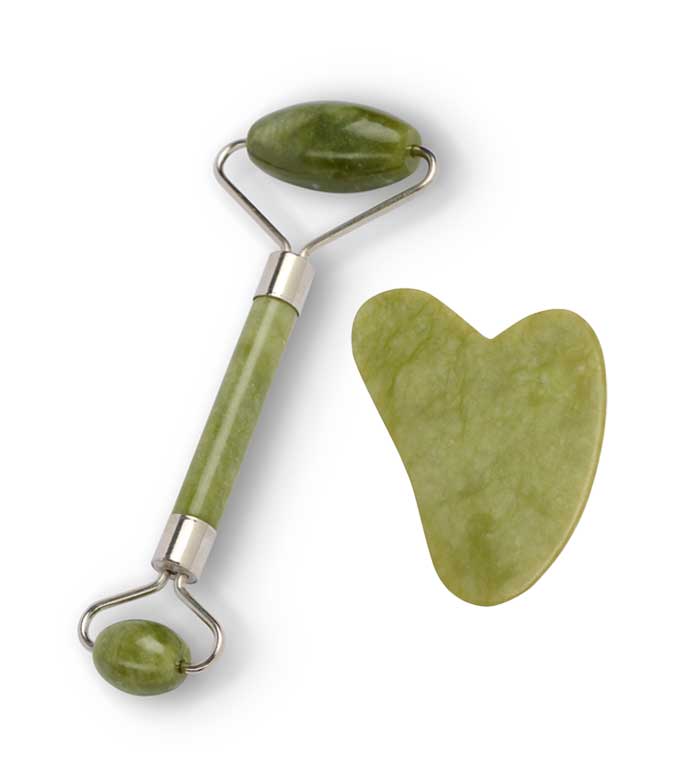 IDC Institute - Rolo facial e conjunto jade gua sha