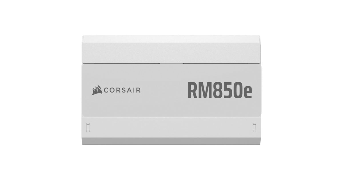 CorsairRM850e (2025) White modulaire 850 watt voeding   (Wit, 1x 12V-2x6, 2x PCIe)