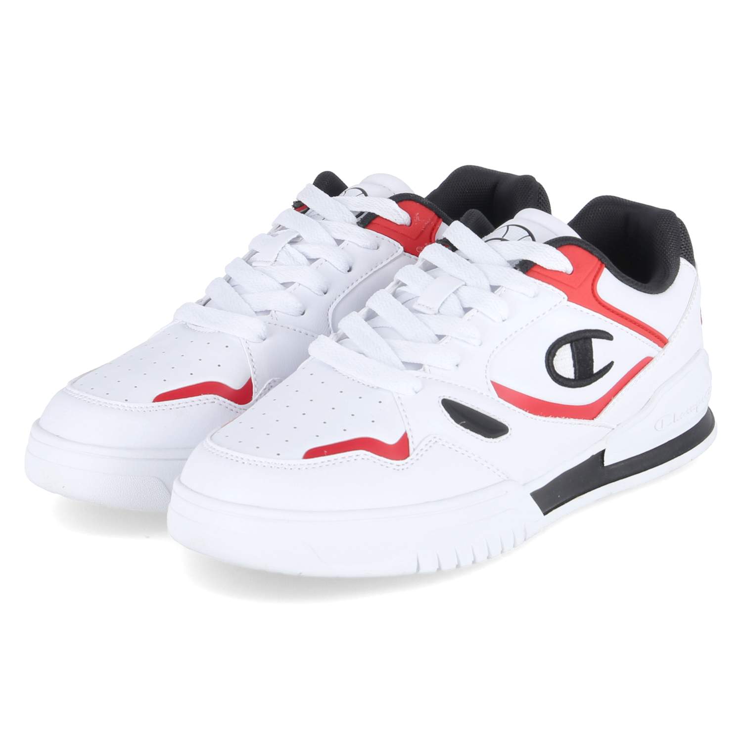 Champion Low Sneaker 3 POINT TECH LOW - wht/red/nbk