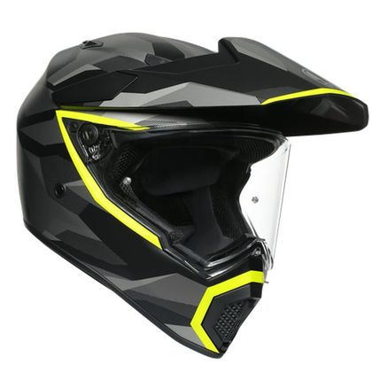 Casque AGV AX9 - SIBERIA - Noir / Jaune