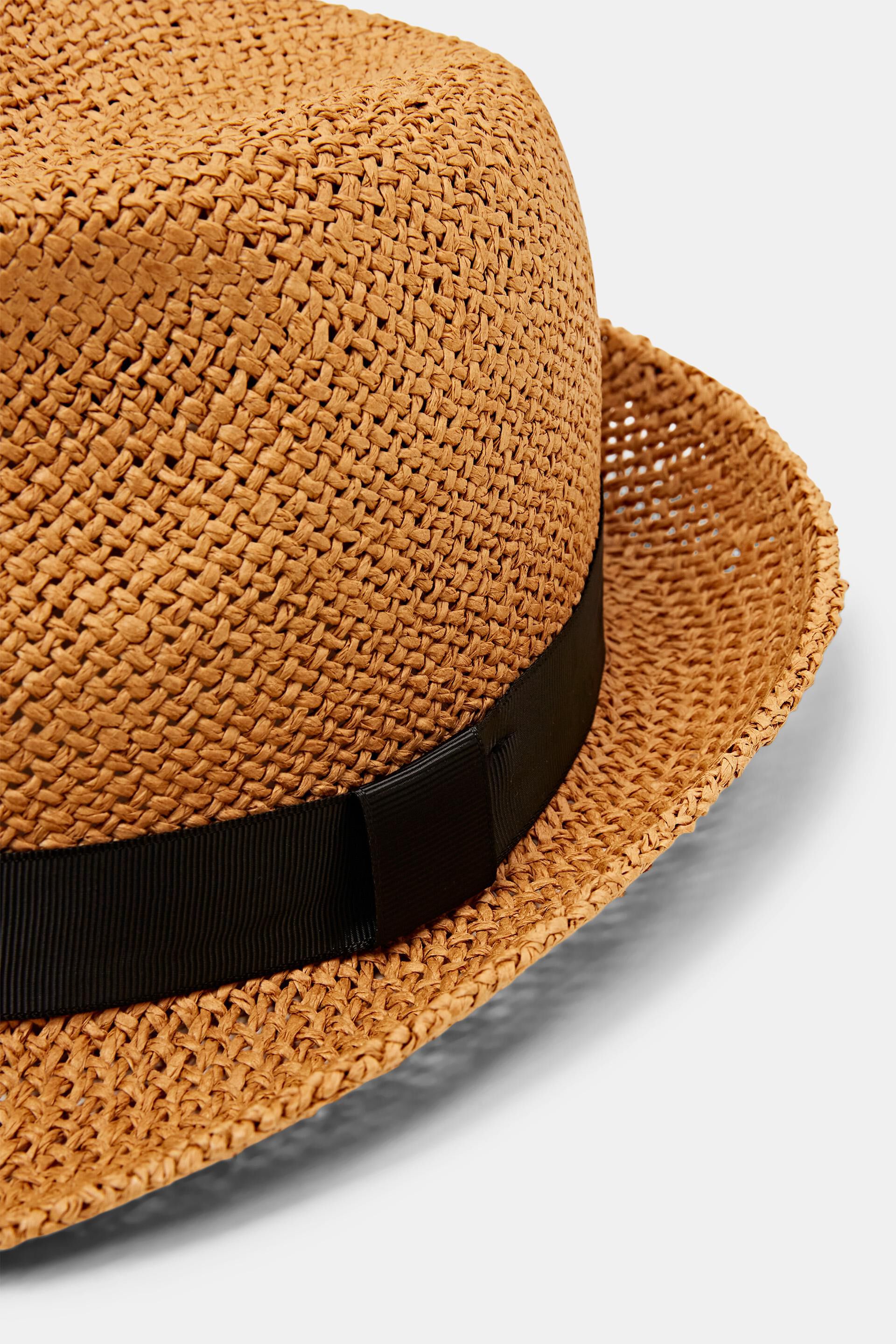 Chapeau trilby tissé