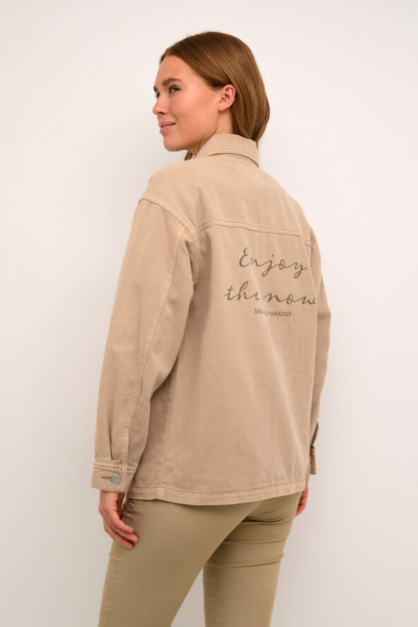 Kaffe KAsisse Shirt Jacket Feather gray
