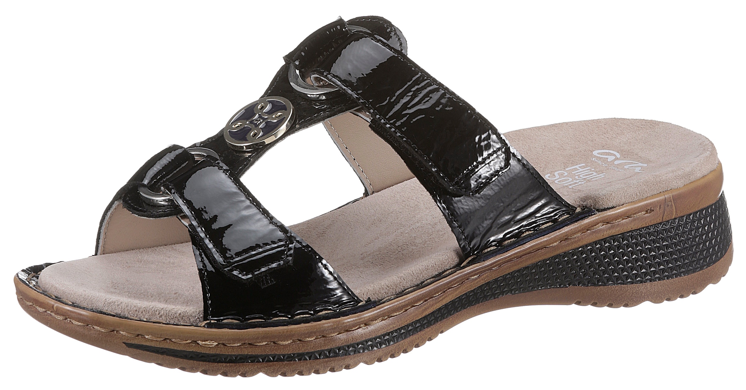 Ara Pantolette »HAWAII«  , Keilabsatz, Sommerschuh, Schlappen mit Klett