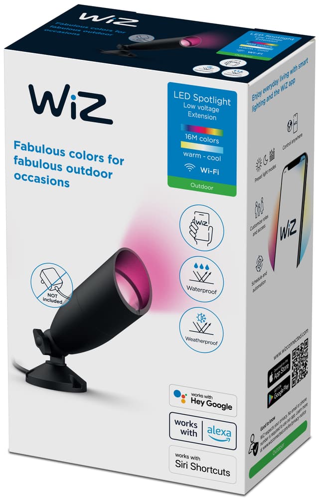 WiZ Connected udendørsspot 4W IP65