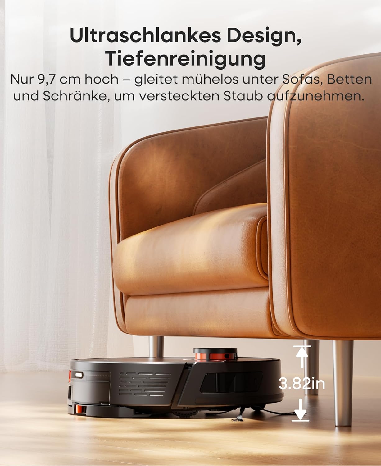 Staubsauger Roboter mit Wischfunktion 5000Pa, Saugroboter mit wischfunktion mit Absaugstation 3.5L,180Min Laufzeit,LiDAR Navigation,Roboterstaubsauger für Tierhaare Teppich Böden,APP Steuerung
