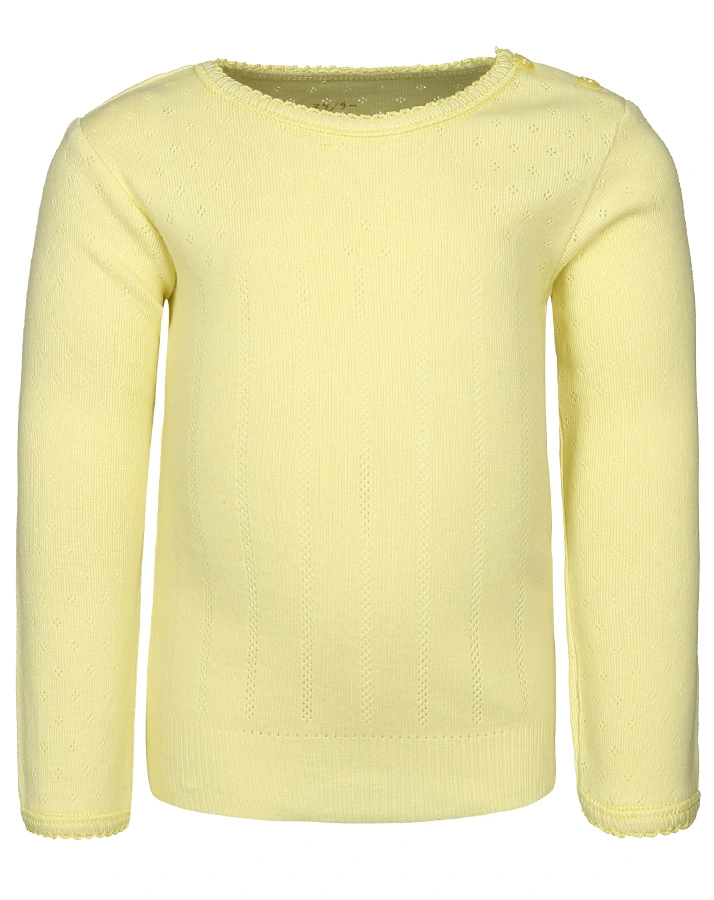 Langarmshirt BABY BASIC DORIA in hellgelb